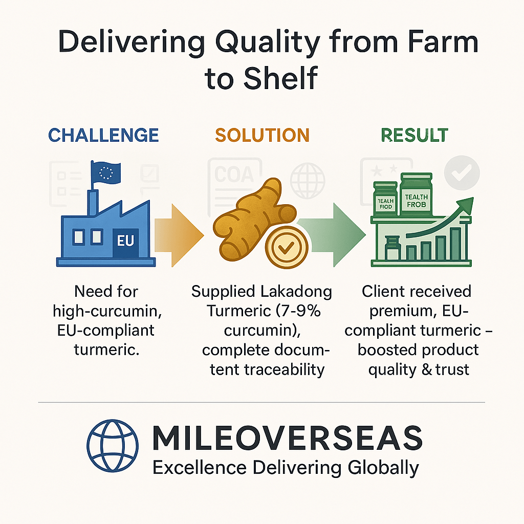 Case Study - Turmeric Export Success