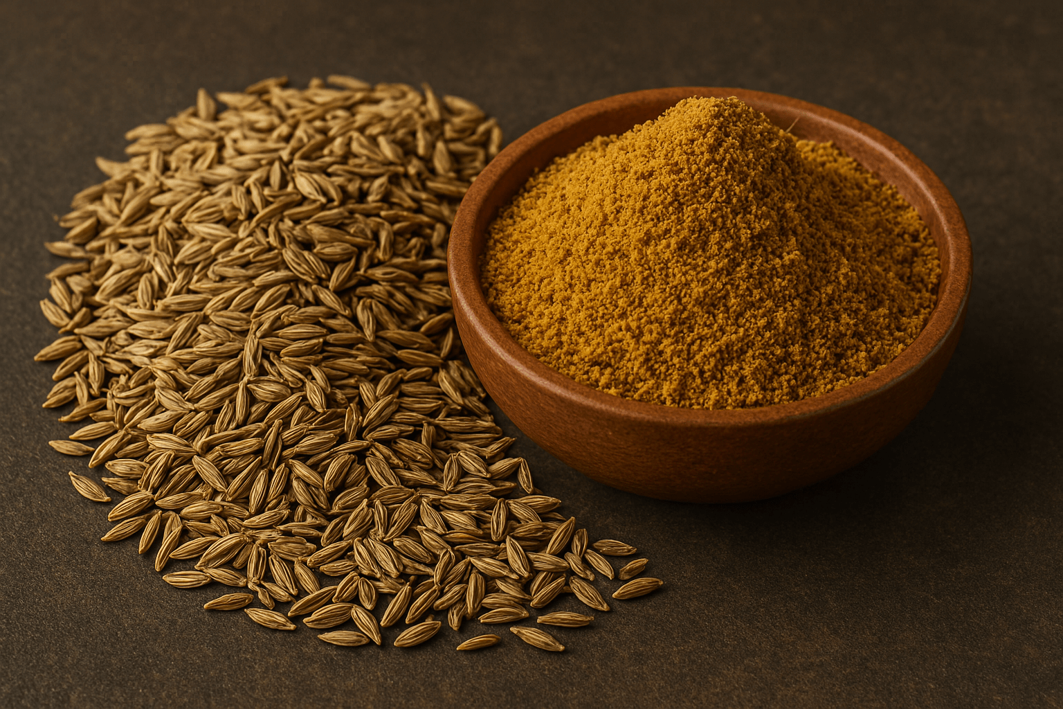 Earthy and Aromatic Cumin Seeds and Powder